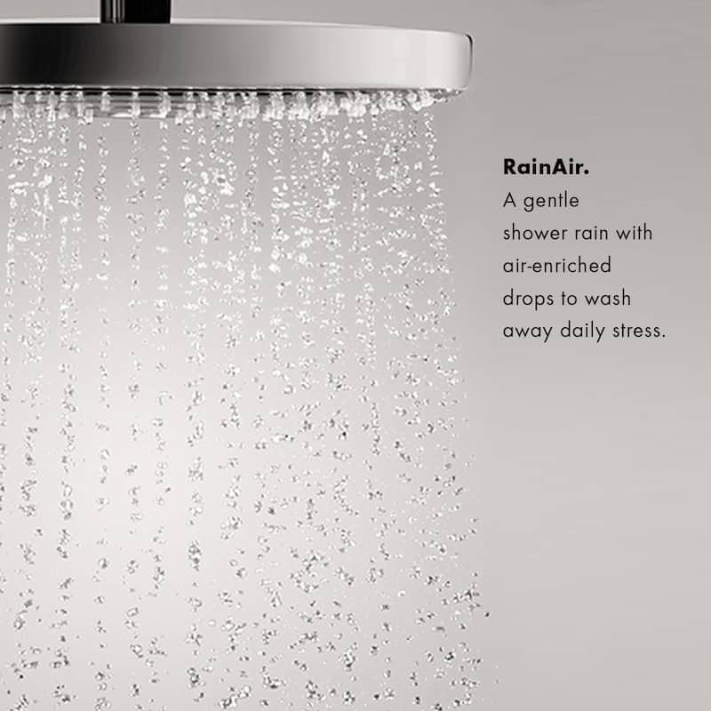 Hansgrohe Raindance E Thermostatic Shower System with Shower Head,