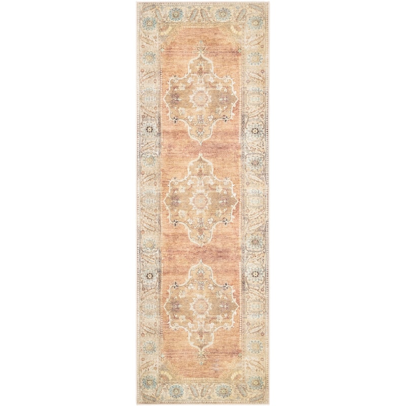 Rashida Printed Vintage Medallion Hallway Runner