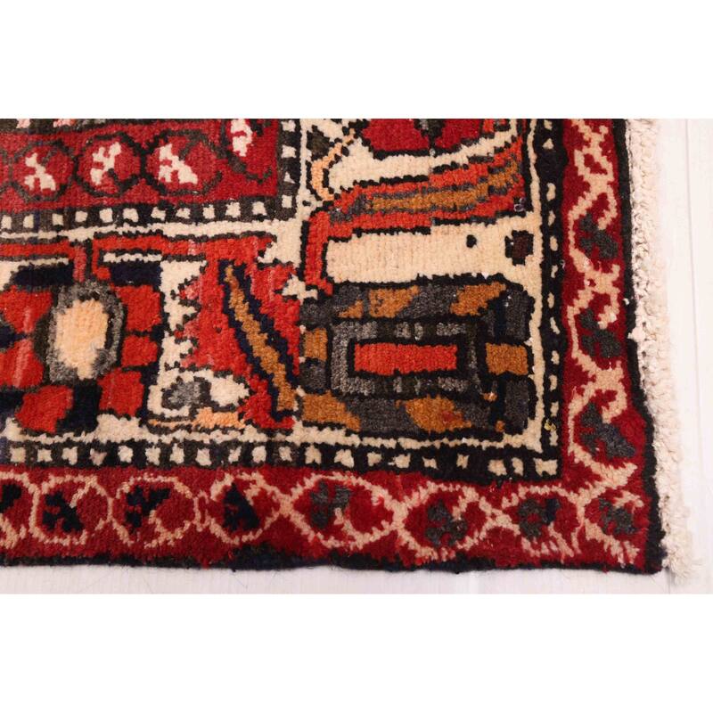 ECARPETGALLERY Hand-knotted Kayseri Vintage Red Wool Rug - 6'9 x 9'3