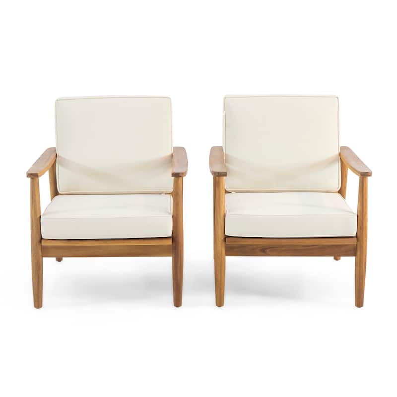 Willowbrook Wood Club Chair (Set of 2) by Christopher Knight Home