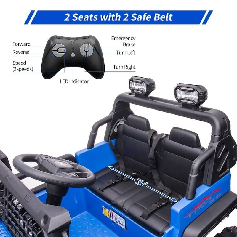 2 Seater Kids Ride-On Electric Truck