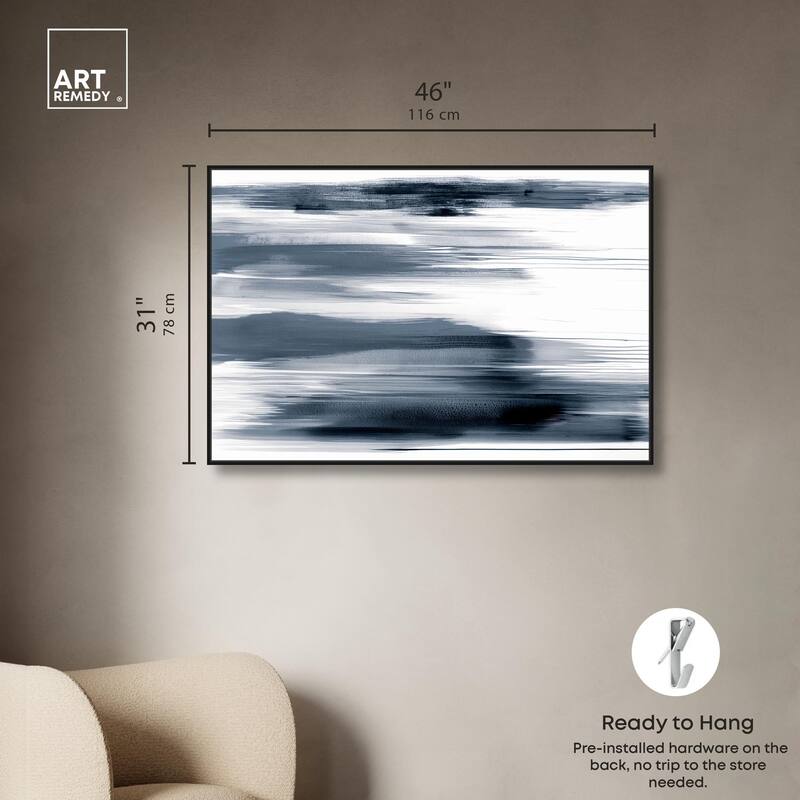 Blue Mirage Canvas by Art Remedy