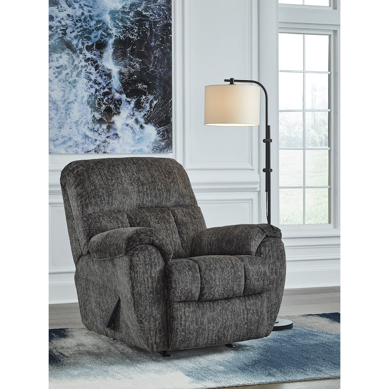 Signature Design by Ashley RiverCam Rocker Recliner - Black