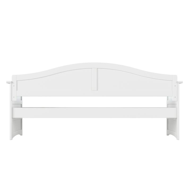 Oasis Twin Daybed - White Wood Frame, Modern Design, Durable Lounging Bed