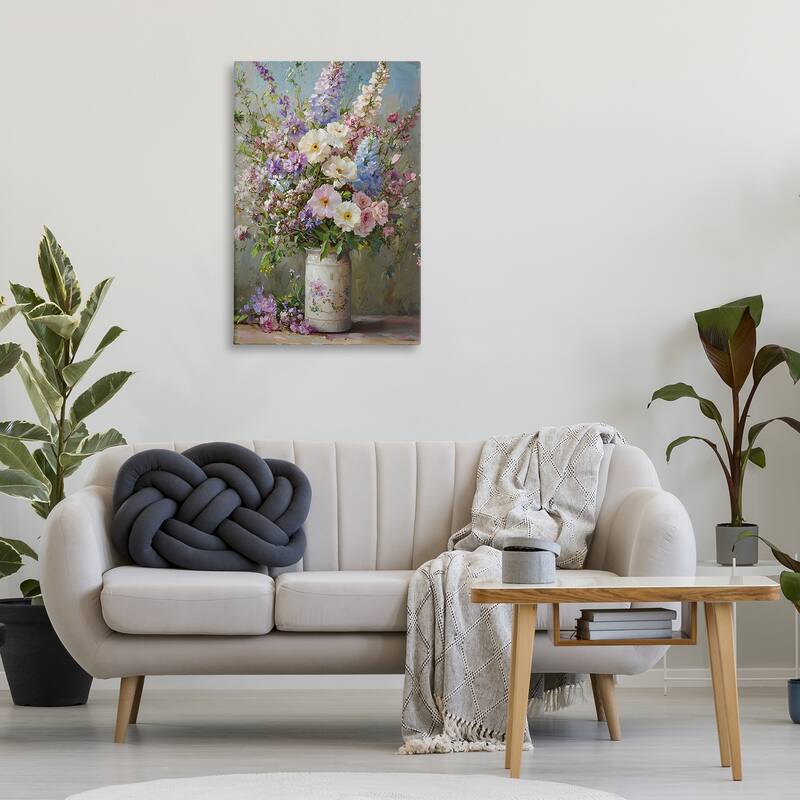 Stupell Flowers in Southern Country Vase Canvas Wall Art Design By Franklyn Gregory