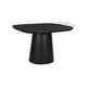 preview thumbnail 9 of 12, Aurelle Home Modern Solid Acacia Wood Pedestal Dining Table