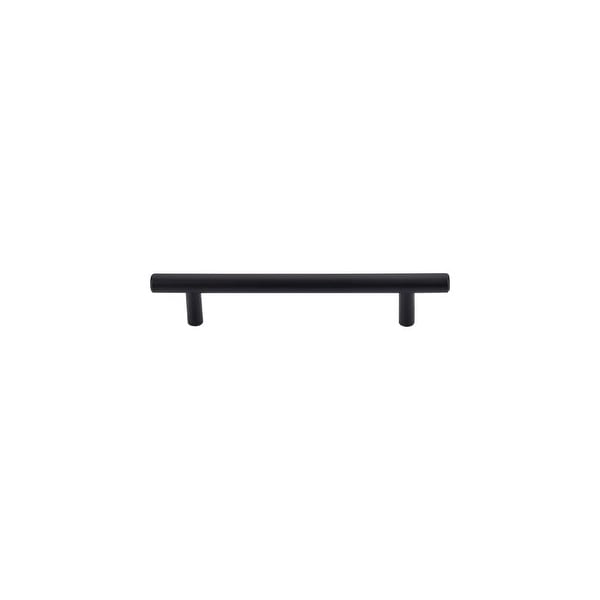 Top Knobs M989 Hopewell 5" (128 mm) Center to Center Bar Cabinet Pull from the Bar Pulls Series - Flat Black - n/a