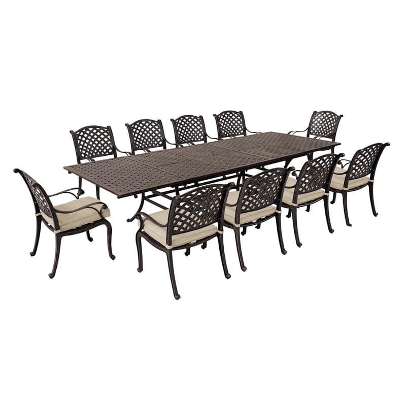 South Ponto 11-piece Aluminum Dining Set by Havenside Home