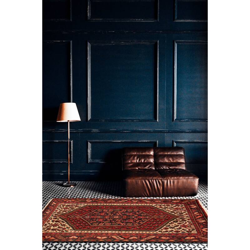 ECARPETGALLERY Hand-knotted Andelz Red Wool Rug - 3'2 x 5'8