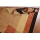 preview thumbnail 16 of 18, Vegetable Dye Gabbeh Modern Area Rug Handmade Wool Carpet - 6'7" x 9'7"