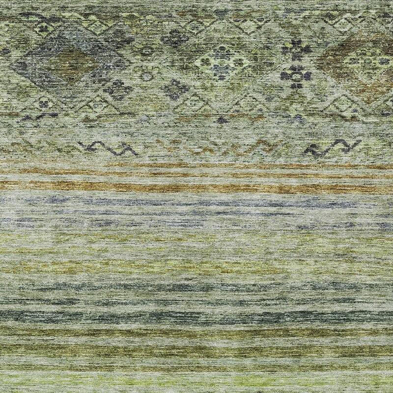 HomeRoots Floral Transitional Rectangle Outdoor Rug