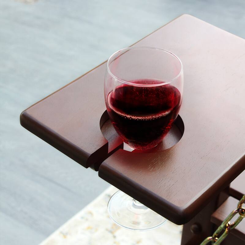 Cambridge Casual Alston Traditional Mahogany Wood Porch Swing