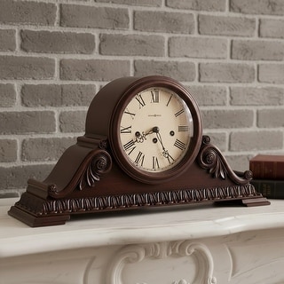 Howard Miller Newley Chiming Mantel Clock with Silence Option