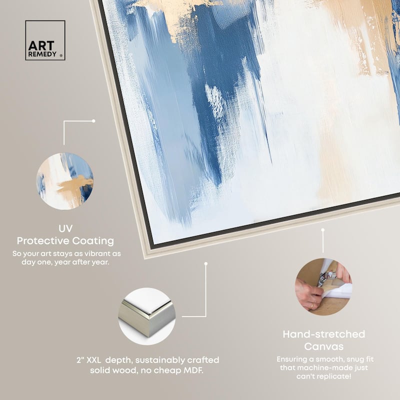 Tranquil Blue Depths II Canvas by Art Remedy