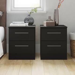 Kappesberg Josie 15.7"W 2-Drawer Nightstand Set (2 units)  – Modern Bedroom Side Tables