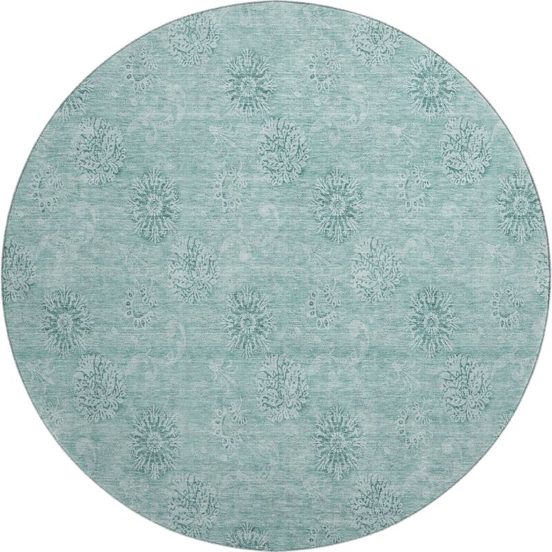 Premium Washable Super Soft Floral Imprints Mayfield Rug