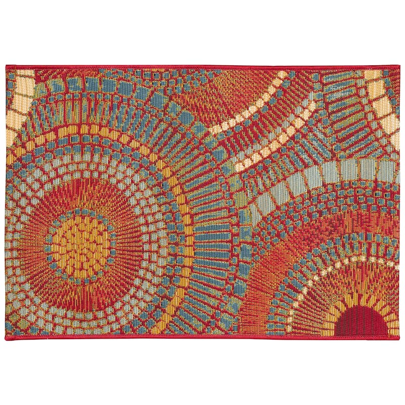 Liora Manne Esencia Circles Indoor/Outdoor Mat
