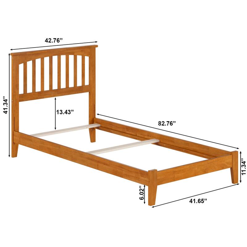 AFI, Mission Foundation Bed with Attachable USB Charger