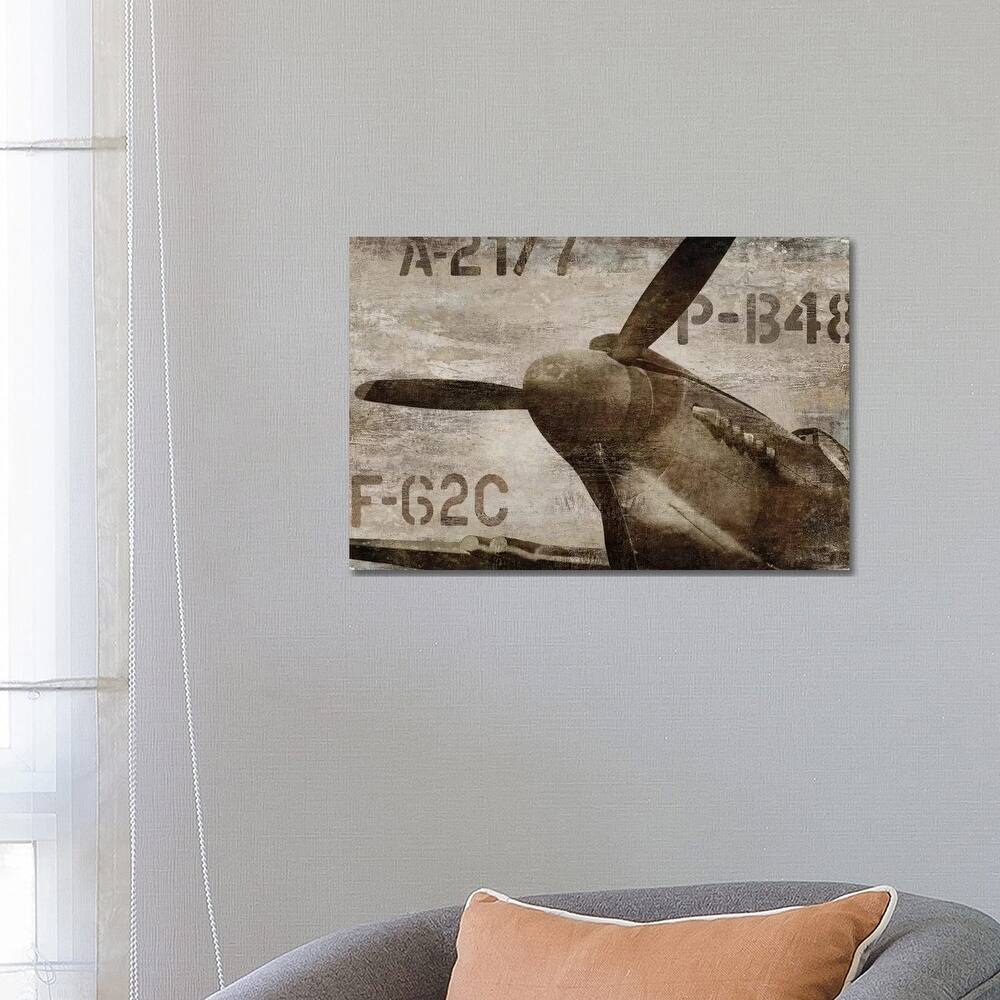iCanvas "Vintage Airplane" by Dylan Matthews Canvas Print
