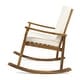 preview thumbnail 15 of 15, Candel Outdoor Acacia Wood Rocking Chair (Set of 2) by Christopher Knight Home