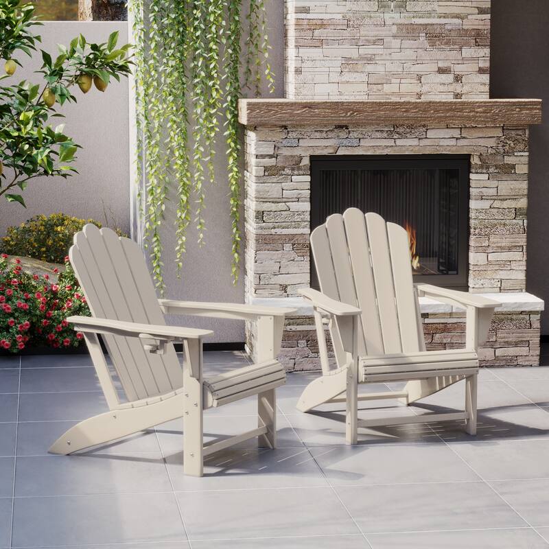 Aderson Outdoor Poly Adirondack Chair (Set of 2)