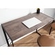 preview thumbnail 7 of 9, Carbon Loft Goddard Industrial Metal and Wood Office Desk