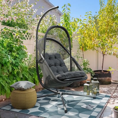 Breeze Foldable Swing Chair with Cushion & Mesh Canopy (No Stand)