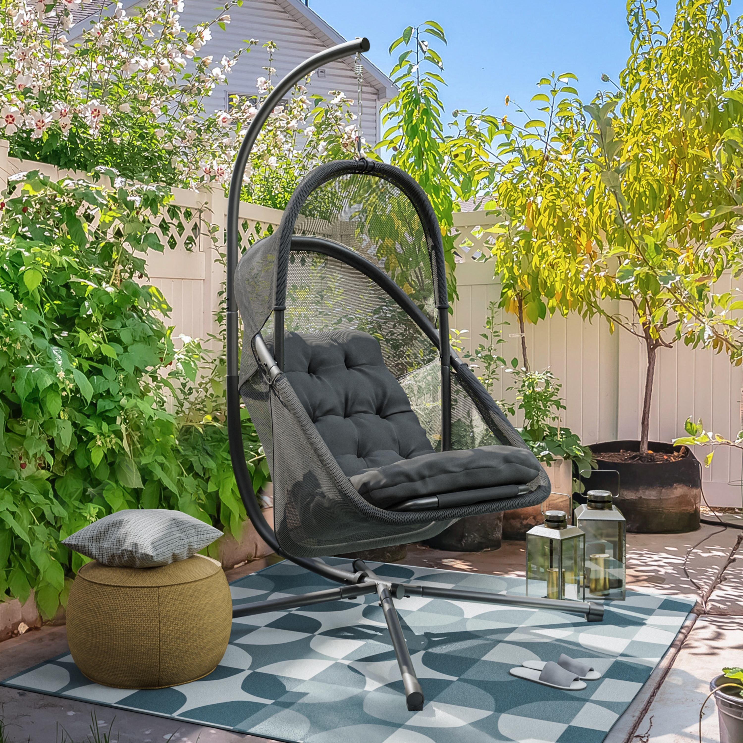 Mesh swing seat cheap