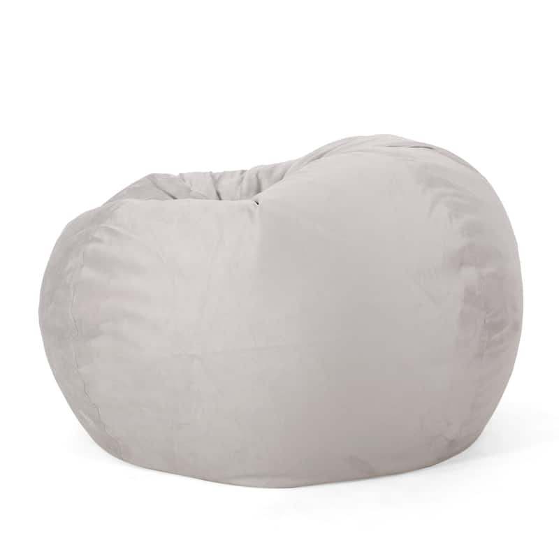 Madison Faux Suede 5-foot Beanbag Chair by Christopher Knight Home