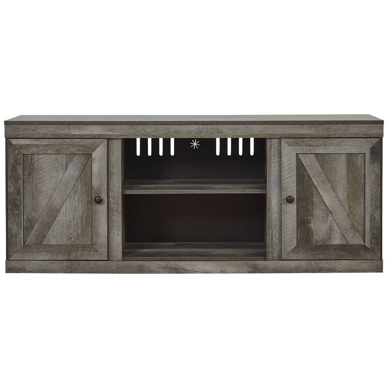 Signature Design by Ashley Wynnlow Weathered Woodgrain 60-inch TV Stand