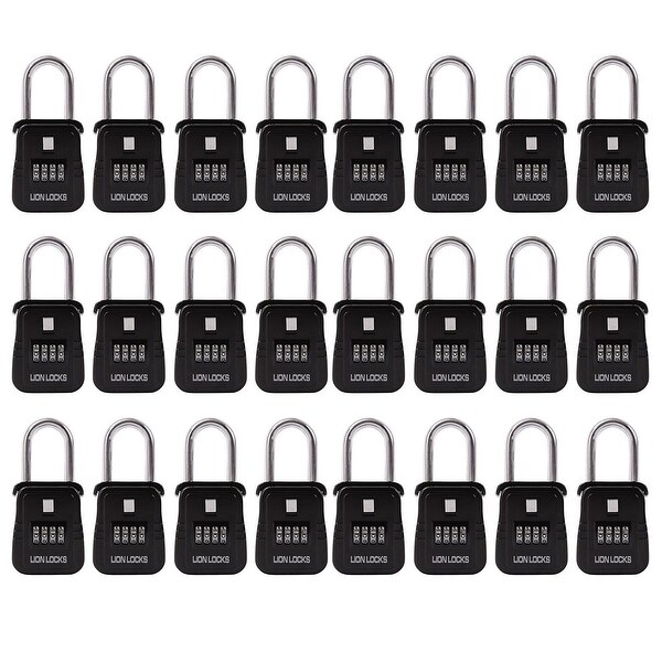 Black Lion Locks 1500 Key Storage Lock Box with Set Your Own Combination 