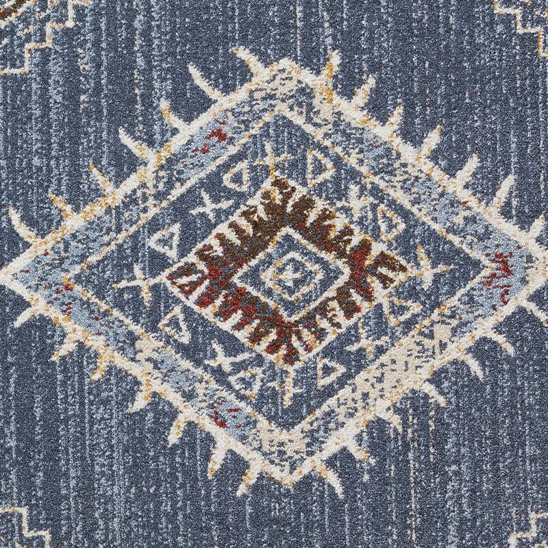 Loomaknoti Alsbrooke Temarnie Blue Area Rug