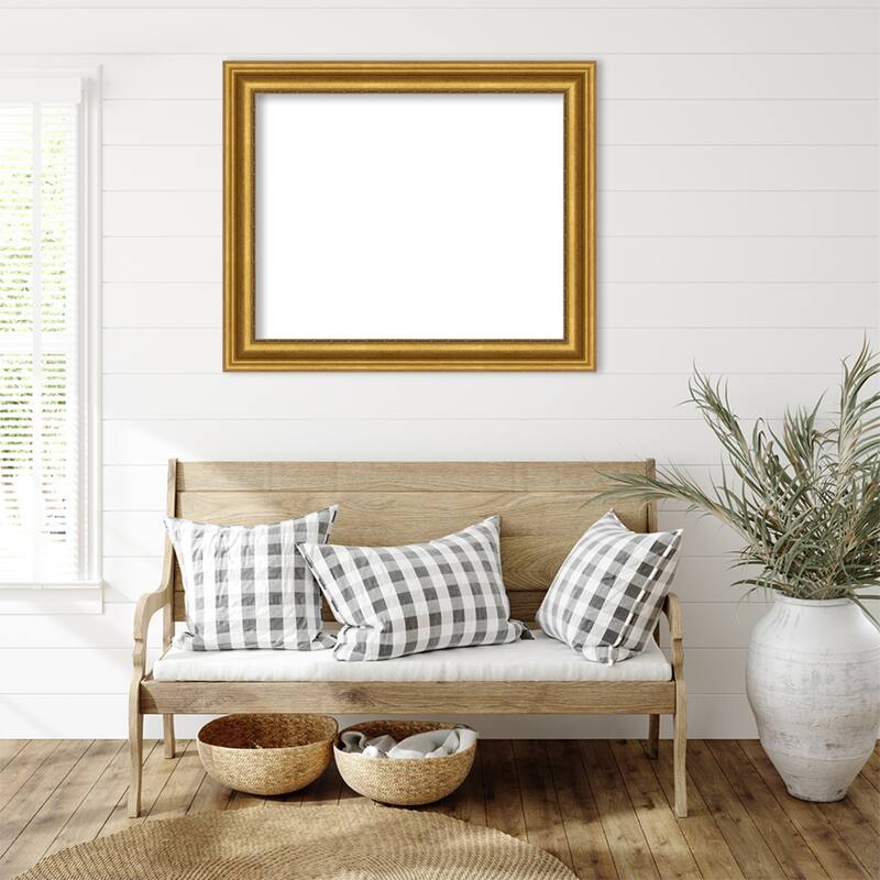 Amanti Art Parlor Black Framed Dry Erase Magnetic Board