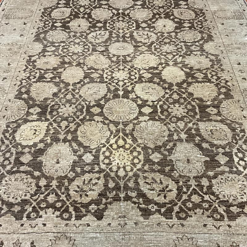 HERAT ORIENTAL Handmade Oushak Wool Rug - 6' x 9'