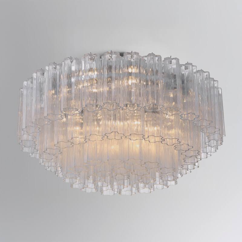 Crystorama Lighting Group ADD-331-CL Addis 16 Light 32" Wide Flush