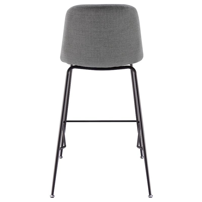NPD Furniture Caleb Fabric Counter Stool (Set of 4)