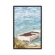 preview thumbnail 1 of 13, iCanvas "Day On The Inlet" by Jane Slivka Framed Silver - 40x26
