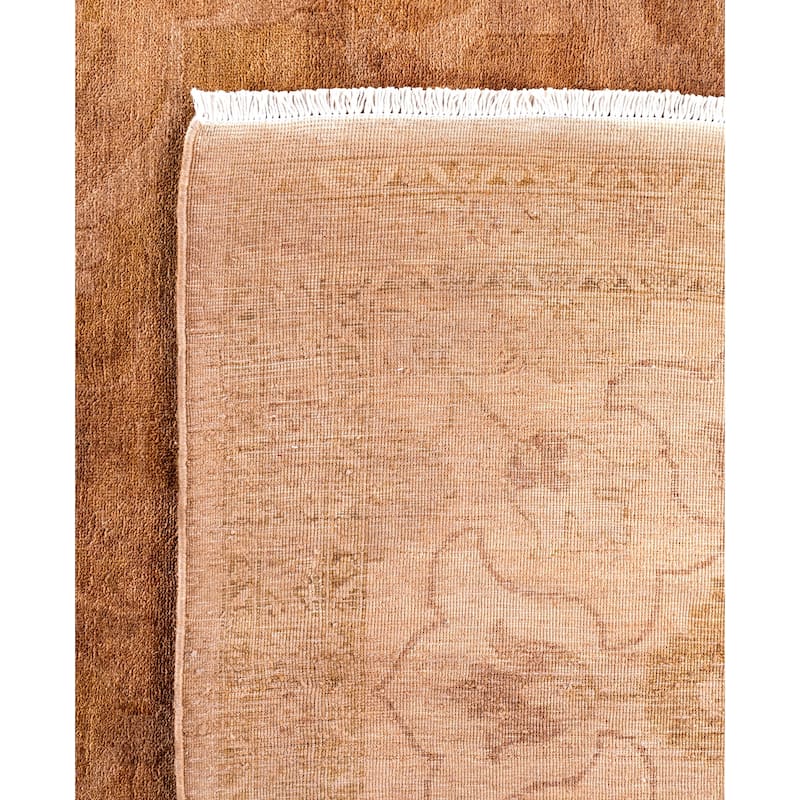 Overdyed One-of-a-Kind Hand-Knotted Area Rug - Beige - 10' 3" x 13' 8"
