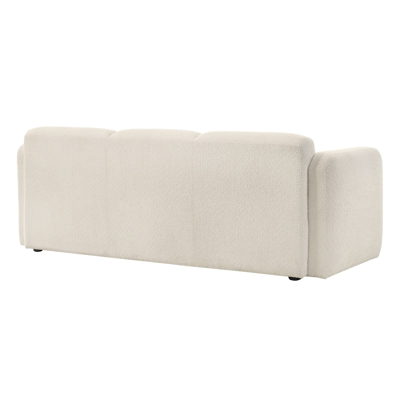 Sierra Ivory Boucle Accent Chair, Loveseat, Sofa, or Living Room Set