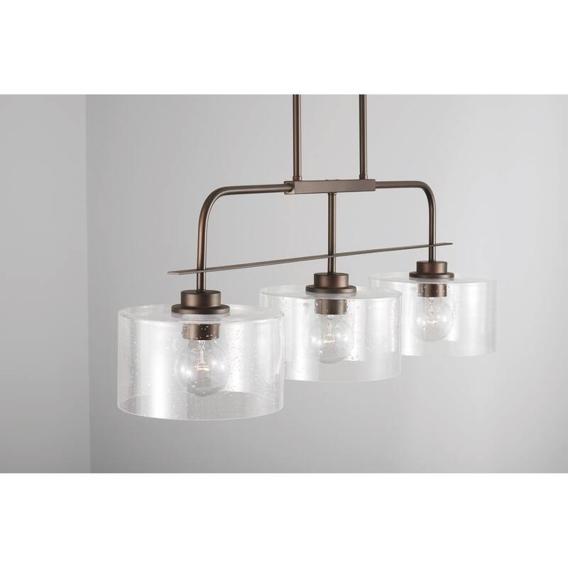Jake 3-light Linear Island Fixture/ Chandelier