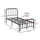 Alazyhome Sturdy Metal Platform Bed Frame
