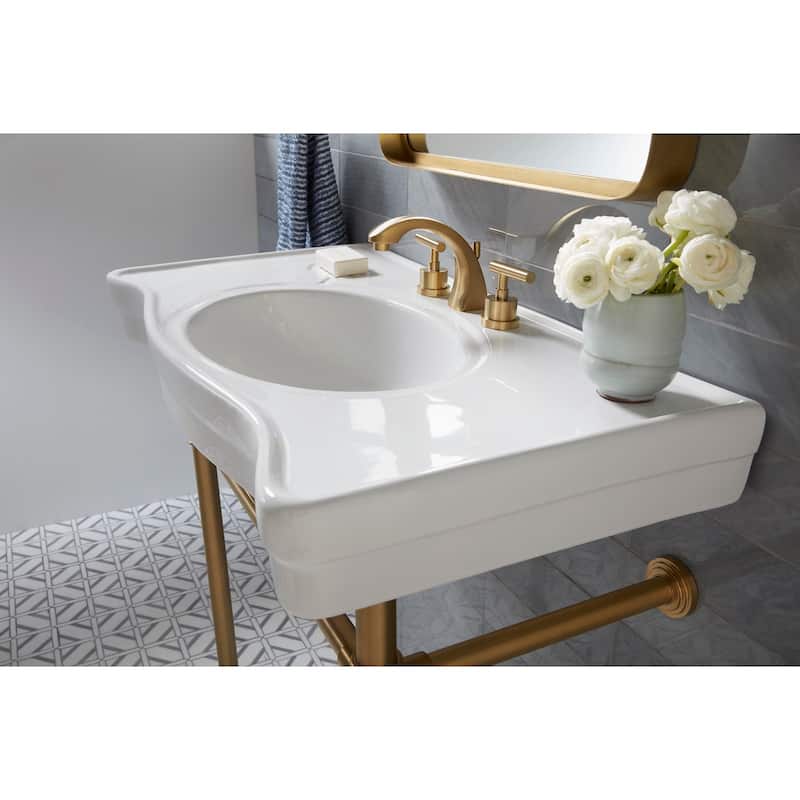 Kingston Brass Manhattan 8 in. Widespread Bathroom Faucet