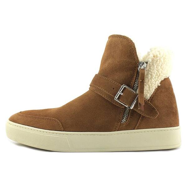 Shop Marc Fisher Sabelia Women Round Toe Suede Tan Winter Boot