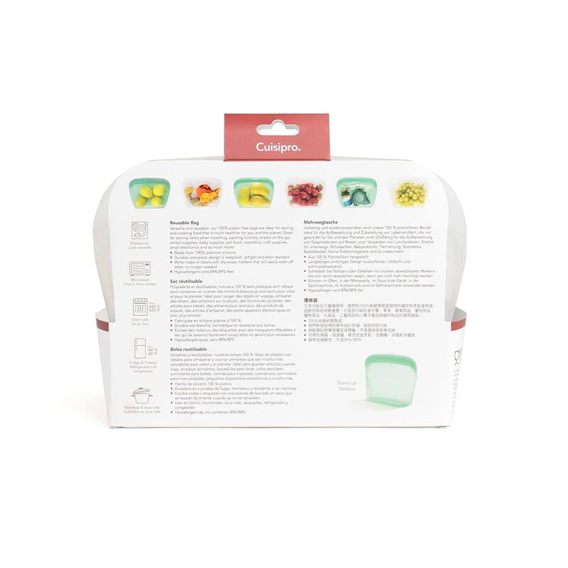 Cuisipro Silicone Stand Up Reusable Bag 44 oz