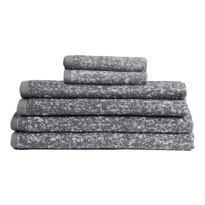 London 6-Piece Cotton Bath Towel Set