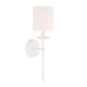 preview thumbnail 13 of 11, Meridian M90079 19" Tall Wall Sconce White