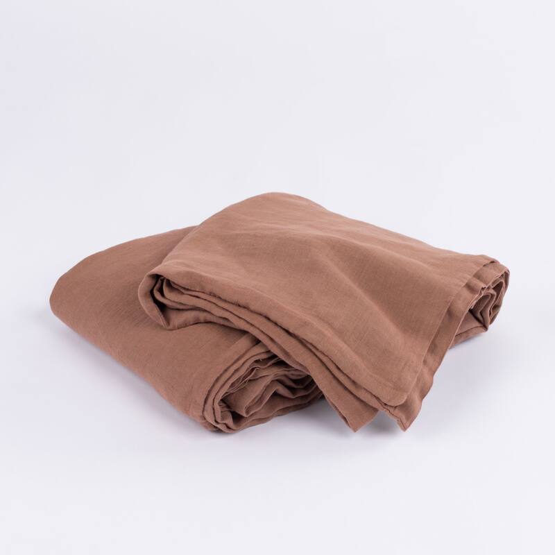 Damara, Linen, Camel, Duvet Cover