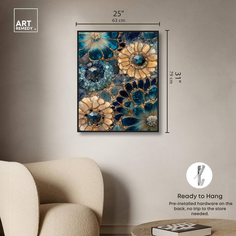 Opulent Geode III Canvas by Art Remedy