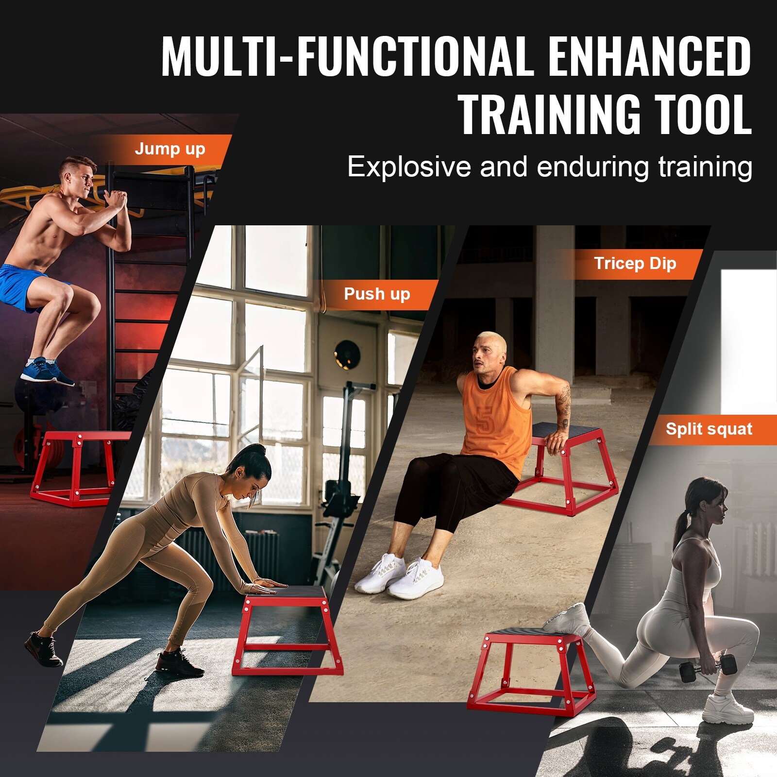 VEVOR Plyometric Jump Boxes Platform and Jumping Agility Box Conditioning Strength Training On Sale Bed Bath Beyond 39961417