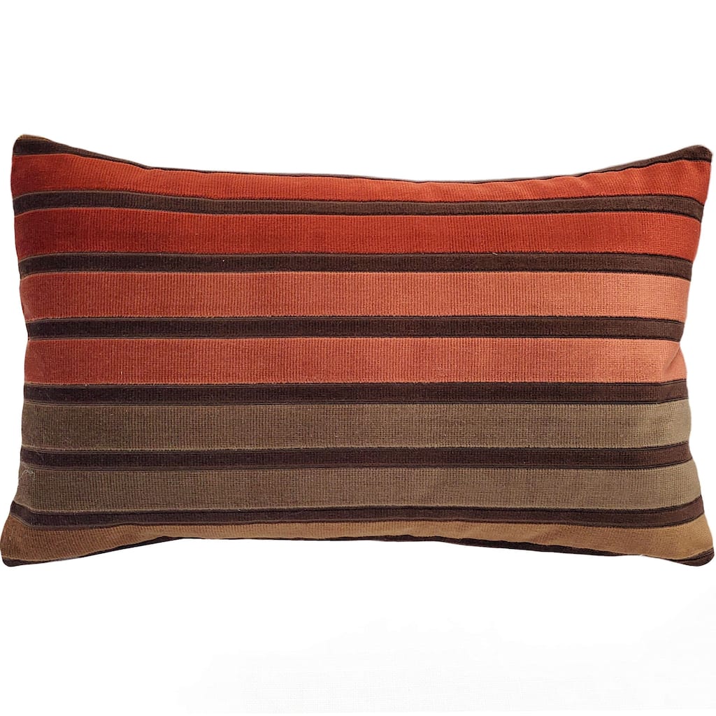 Canyon Stripes Throw Pillow
